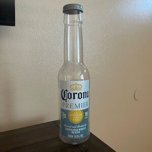 Large Corona Beer Bottle Coin Piggy Bank With Handle